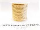18ga, OVERSTOCK, Lacquer Coated Cloth Braided Wire, Yellow / Orange XT
